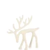 Oggettistica>Bizzotto RENNA CORNWALL STAND BIANCO H14,5