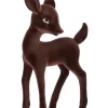 Oggettistica>Bizzotto RENNA FLOCKING ST MARRONE H17
