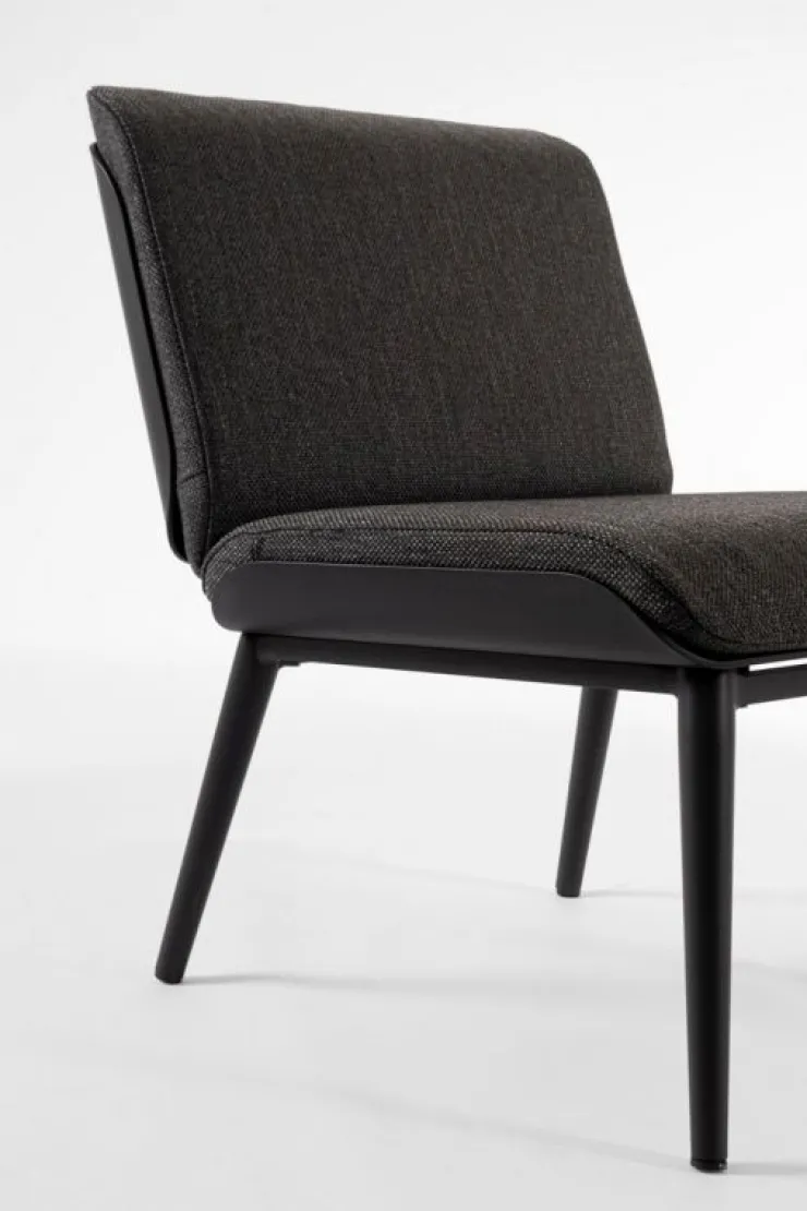 Salotti Completi>Bizzotto SALOTTO IN ALLUMINIO ANTRACITE WG21 - ISABELA