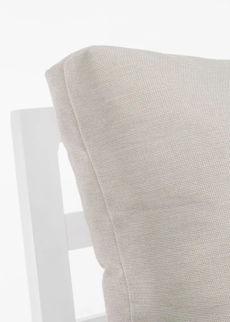 Salotti Completi>Bizzotto SALOTTO IN ALLUMINIO BIANCO LH30 - CAPTIVA