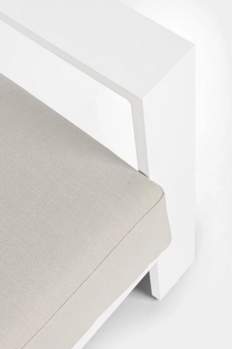 Salotti Completi>Bizzotto SALOTTO IN ALLUMINIO BIANCO YK11 - BALTIC