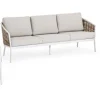 Salotti Completi>Bizzotto SALOTTO IN FIBRA SINTETICA BIANCO YK11 - MARIBELA