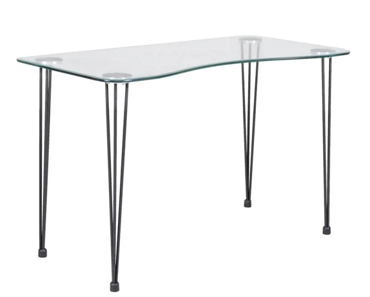 Scrivanie>Bizzotto SCRIVANIA 120X60 NERA - RONDO'