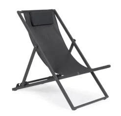 Lettini, Sdraio E Chaise Longue>Bizzotto SDRAIO IN ALLUMINIO ANTRACITE - TAYLOR