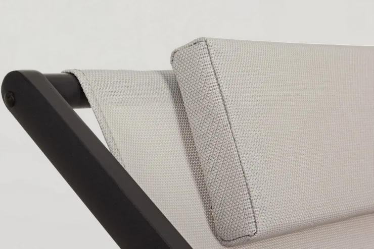 Lettini, Sdraio E Chaise Longue>Bizzotto SDRAIO IN ALLUMINIO GRIGIO SCURO - TAYLOR