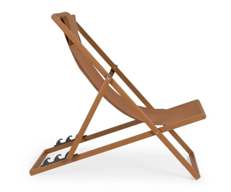 Lettini, Sdraio E Chaise Longue>Bizzotto SDRAIO IN ALLUMINIO PECAN - TAYLOR