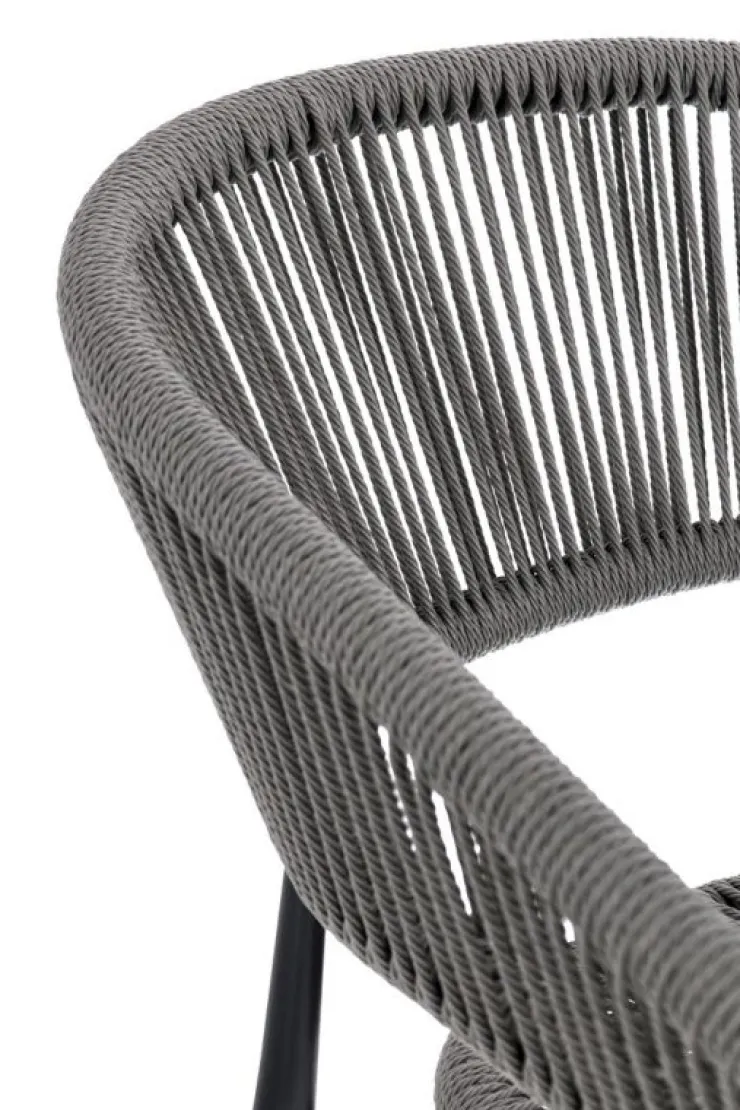 Sedie>Bizzotto SEDIA C-BR ALGAIDA ANTRACITE/GRIGIO