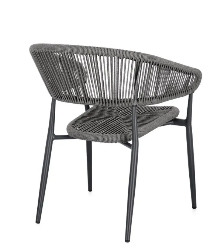 Sedie>Bizzotto SEDIA C-BR ALGAIDA ANTRACITE/GRIGIO