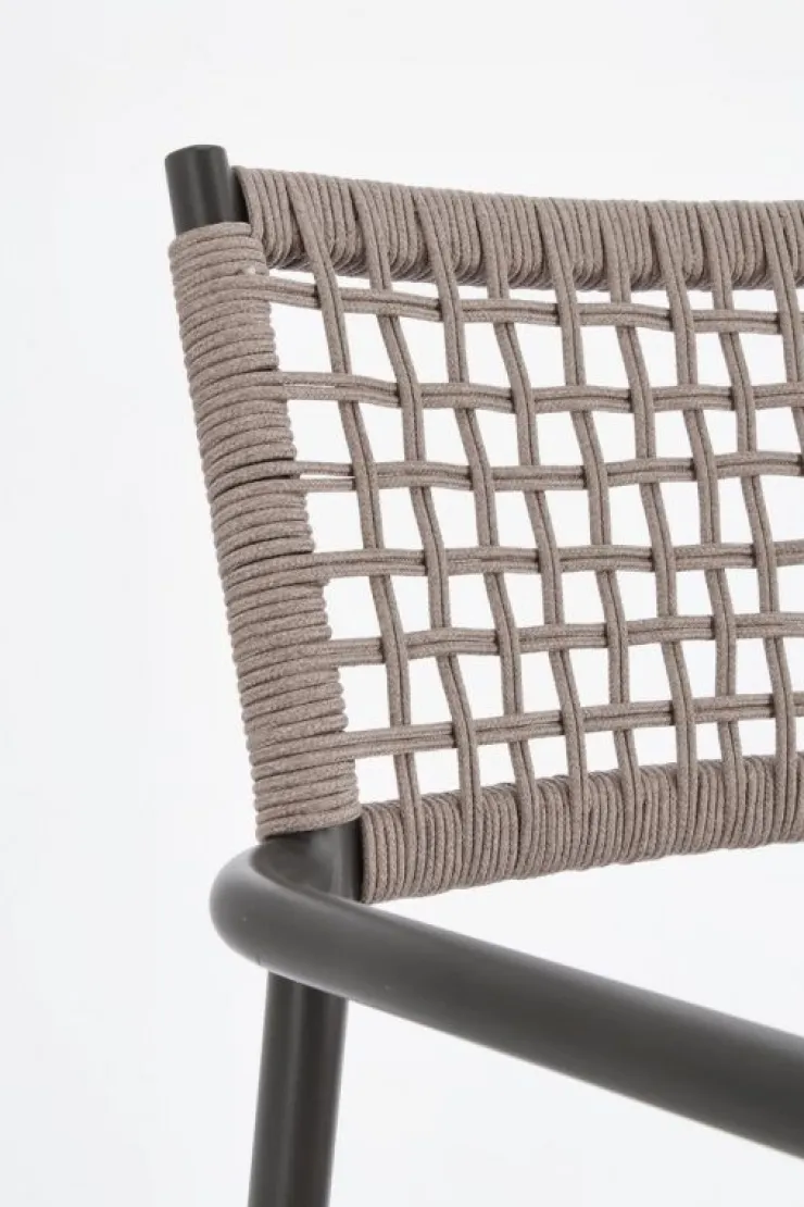 Sedie>Bizzotto SEDIA C-BR CALETA ANTRACITE/KHAKI