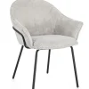 Sedie>Bizzotto SEDIA C-BR CASSIDY NERO/GRIGIO CHIARO