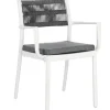Sedie>Bizzotto SEDIA C-BR C-C ALVIN BIANCO/GRIGIO SCURO