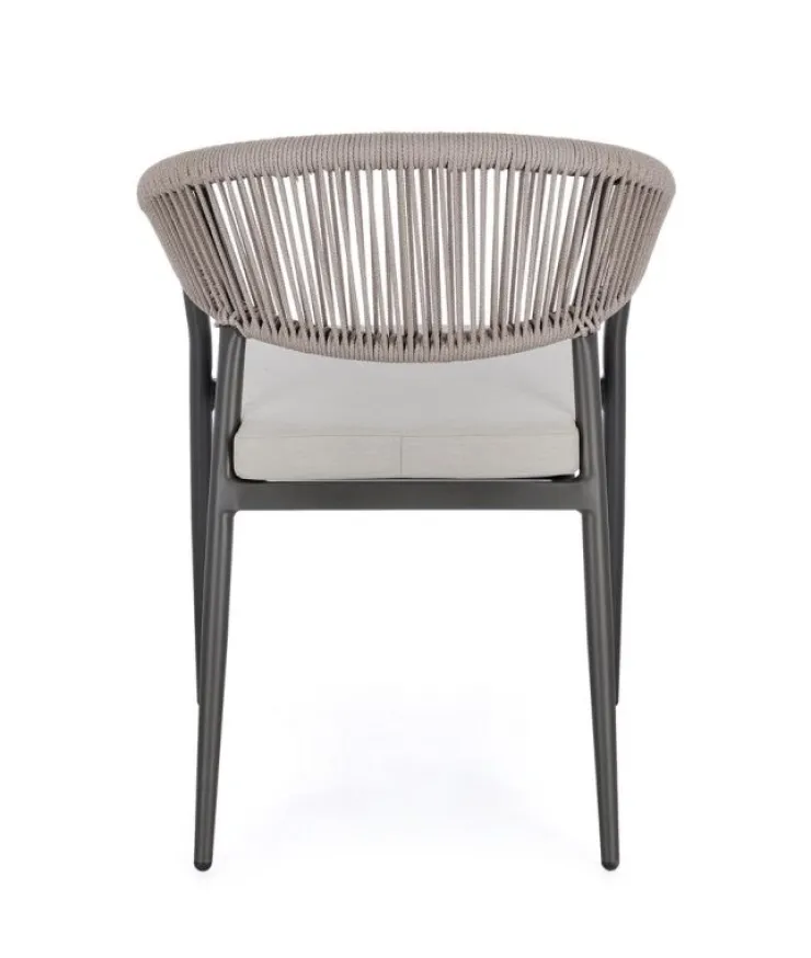 Sedie>Bizzotto SEDIA C-BR C-C MILLOR ANTRACITE/KHAKI
