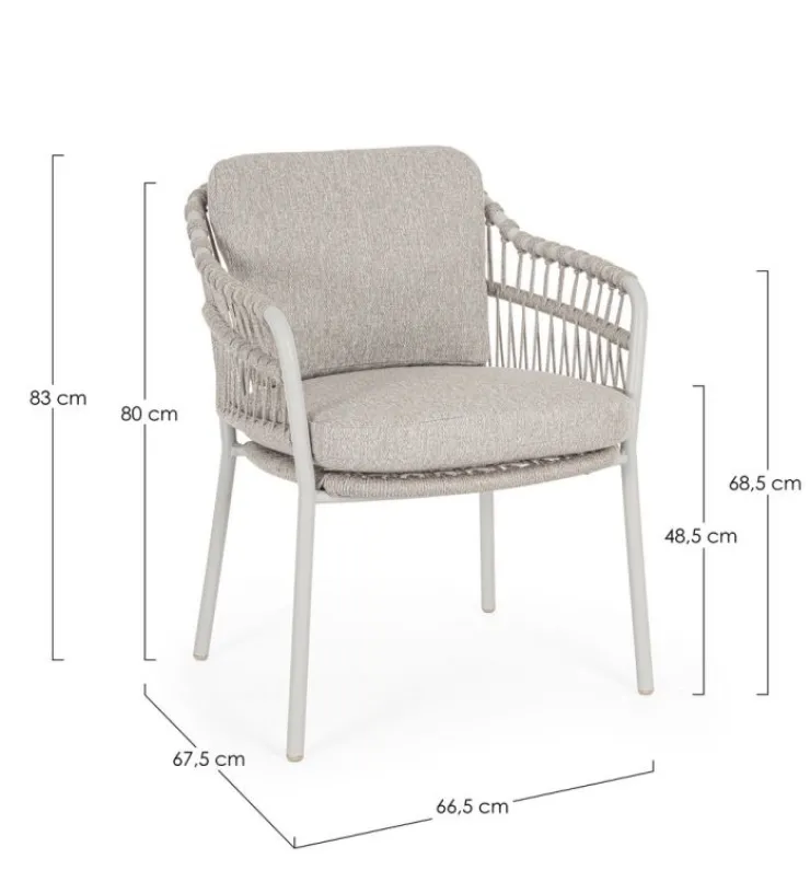 Sedie>Bizzotto SEDIA C-BR C-C TALAIA FROSTY