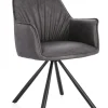 Sedie>Bizzotto SEDIA C-BR GIREV.BREVAL GRIGIO