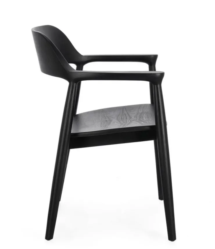 Sedie>Bizzotto SEDIA C-BR IDRIS NERO