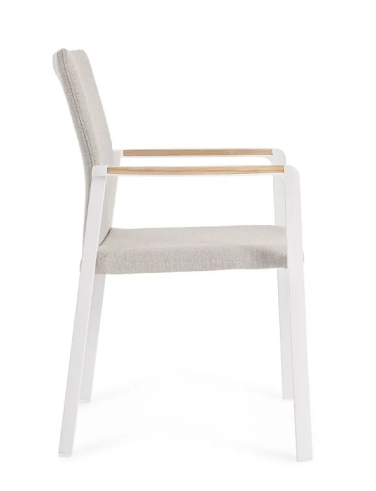 Sedie>Bizzotto SEDIA C-BR JALISCO NEW BIANCO WG20