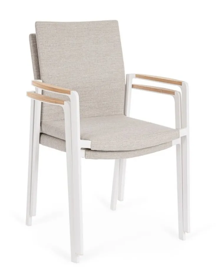 Sedie>Bizzotto SEDIA C-BR JALISCO NEW BIANCO WG20
