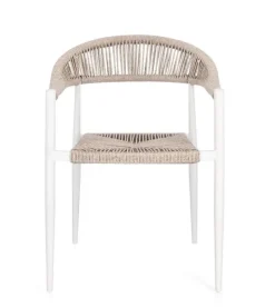 Sedie>Bizzotto SEDIA C-BR JANDIA BIANCO/BEIGE