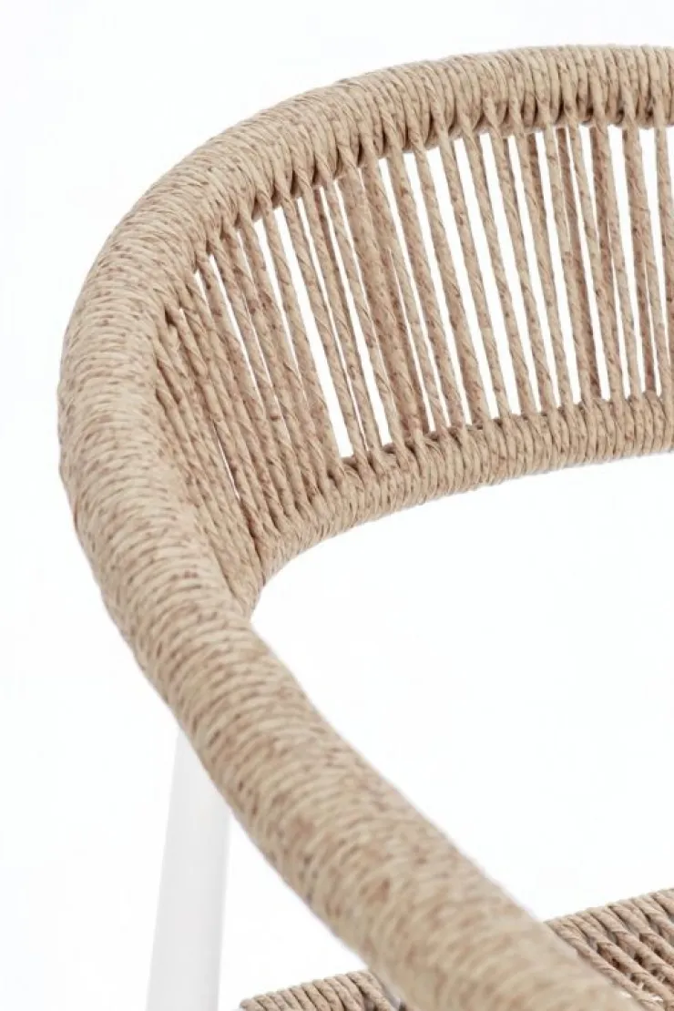 Sedie>Bizzotto SEDIA C-BR JANDIA BIANCO/BEIGE