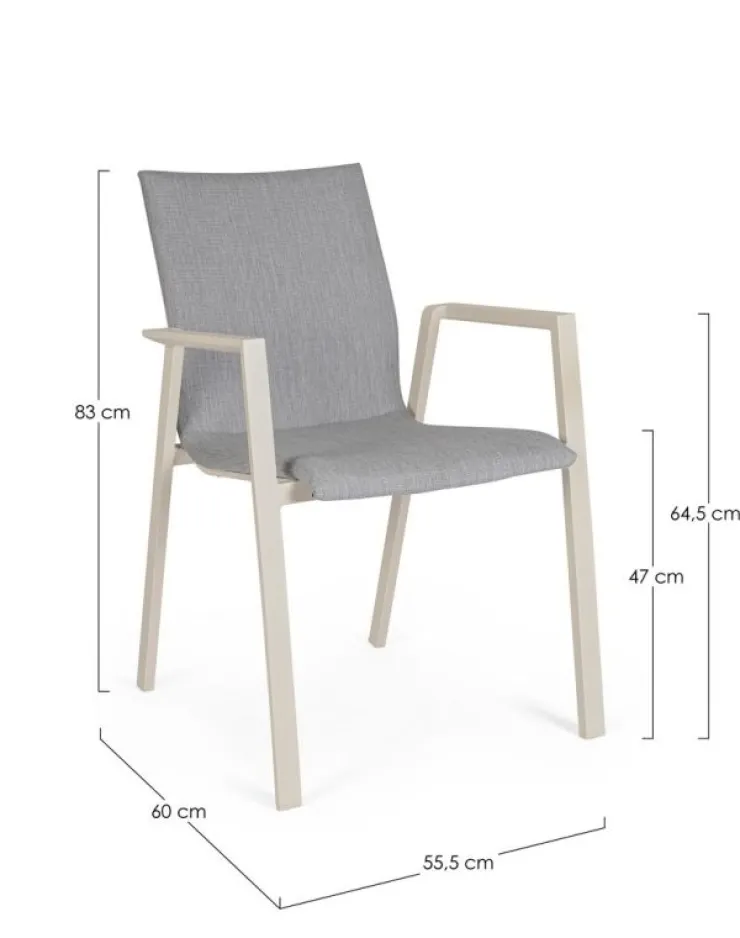 Sedie>Bizzotto SEDIA C-BR ODEON PELICAN