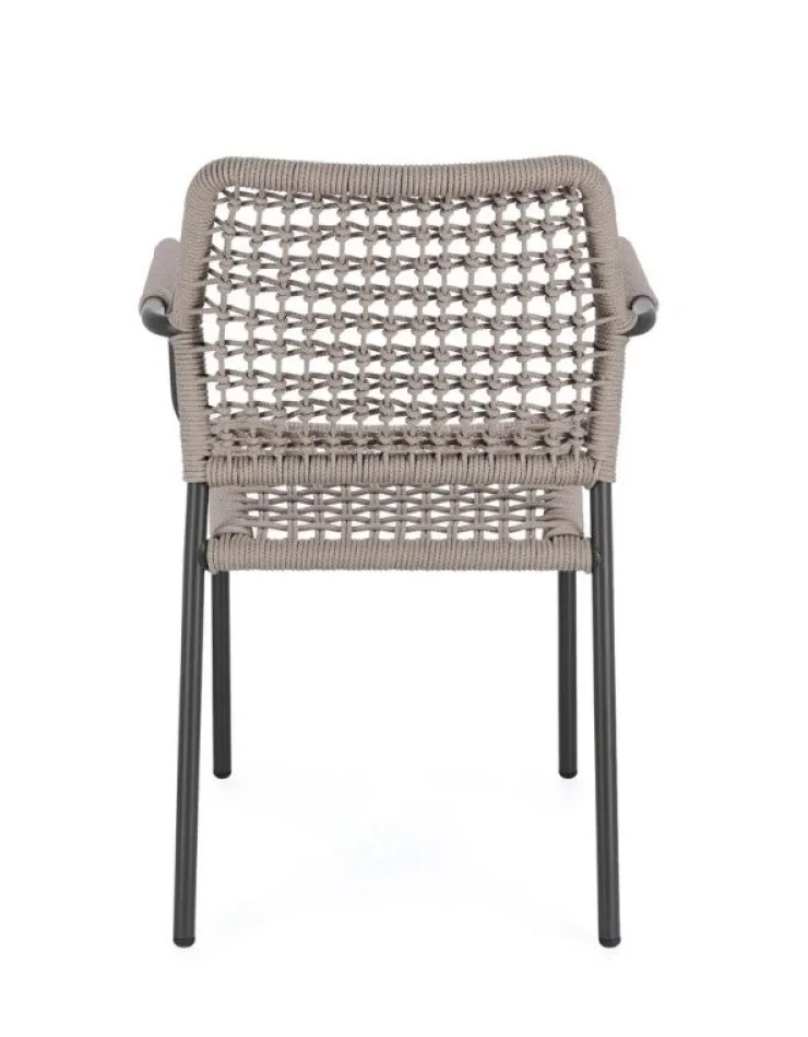 Sedie>Bizzotto SEDIA C-BR RAJADA ANTRACITE/KHAKI