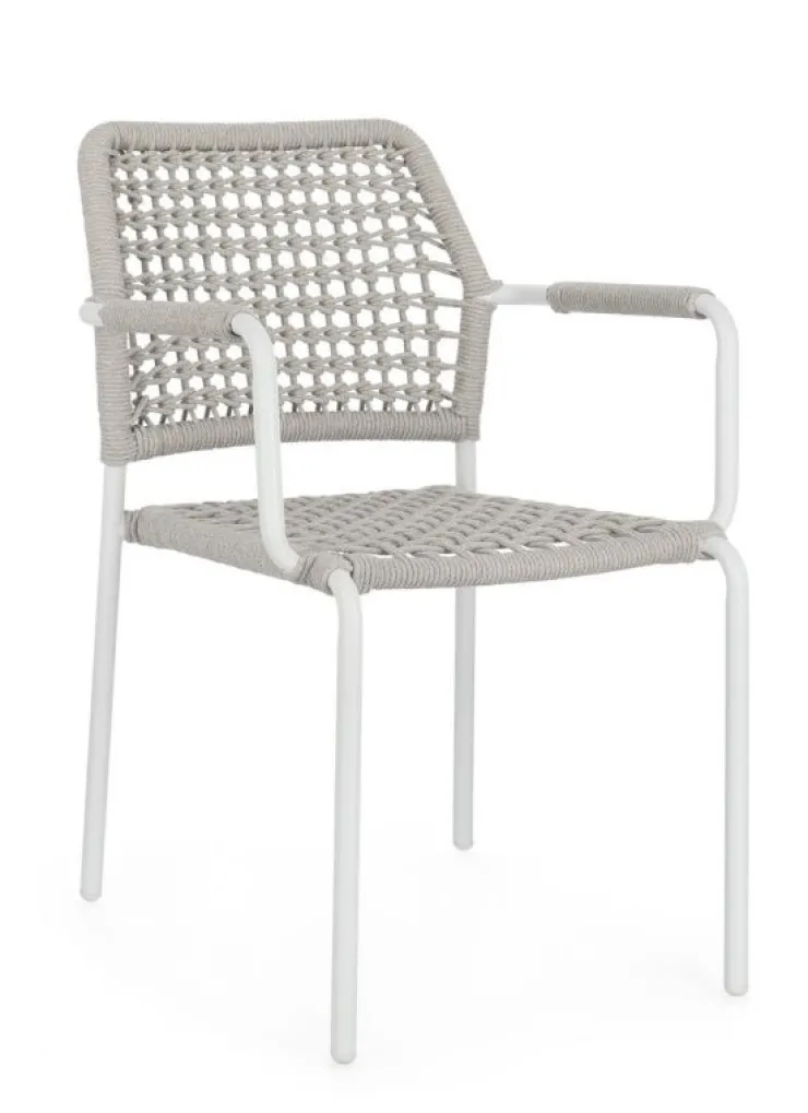 Sedie>Bizzotto SEDIA C-BR RAJADA BIANCO