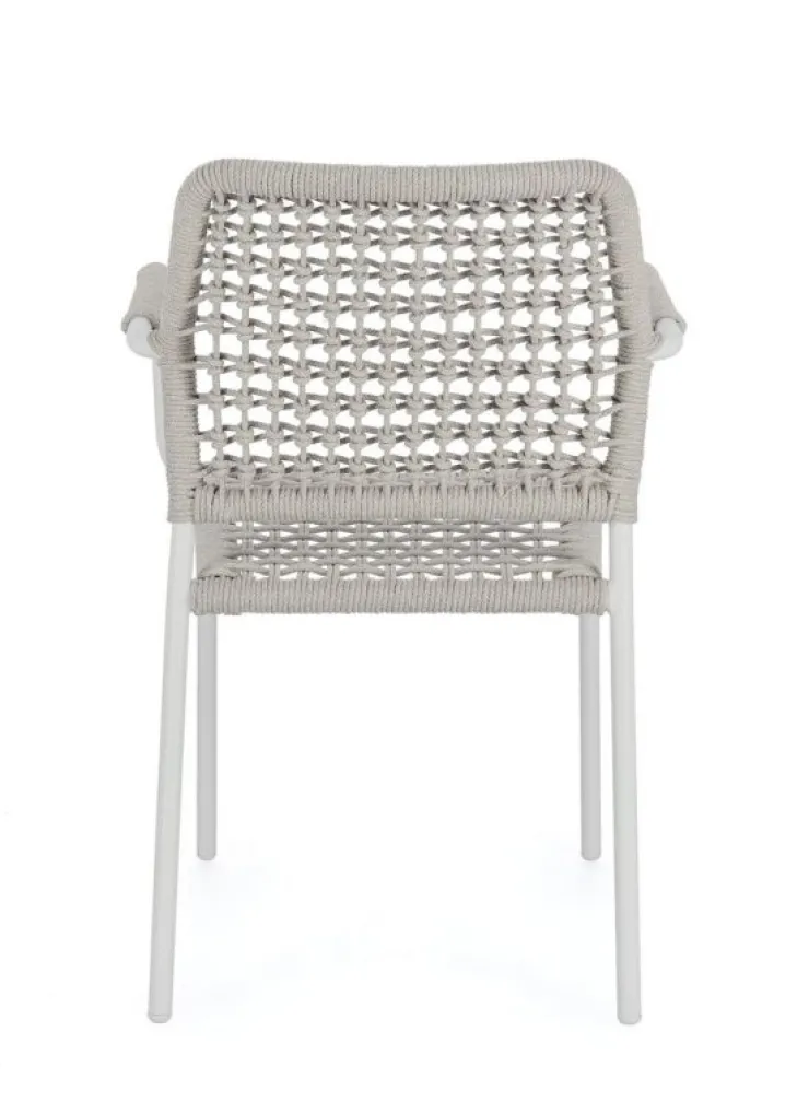 Sedie>Bizzotto SEDIA C-BR RAJADA BIANCO
