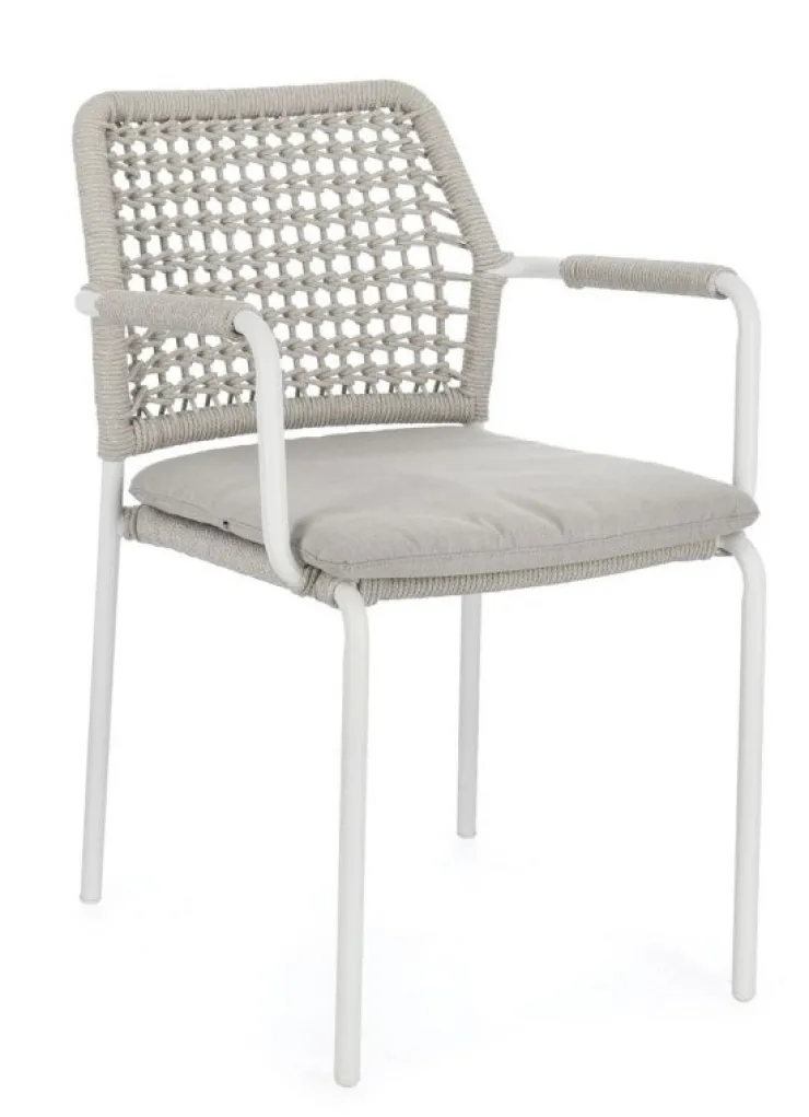 Sedie>Bizzotto SEDIA C-BR RAJADA BIANCO