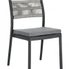 Sedie>Bizzotto SEDIA C-C ALVIN ANTRACITE/GRIGIO CHIARO