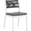 Sedie>Bizzotto SEDIA C-C ALVIN BIANCO/GRIGIO SCURO