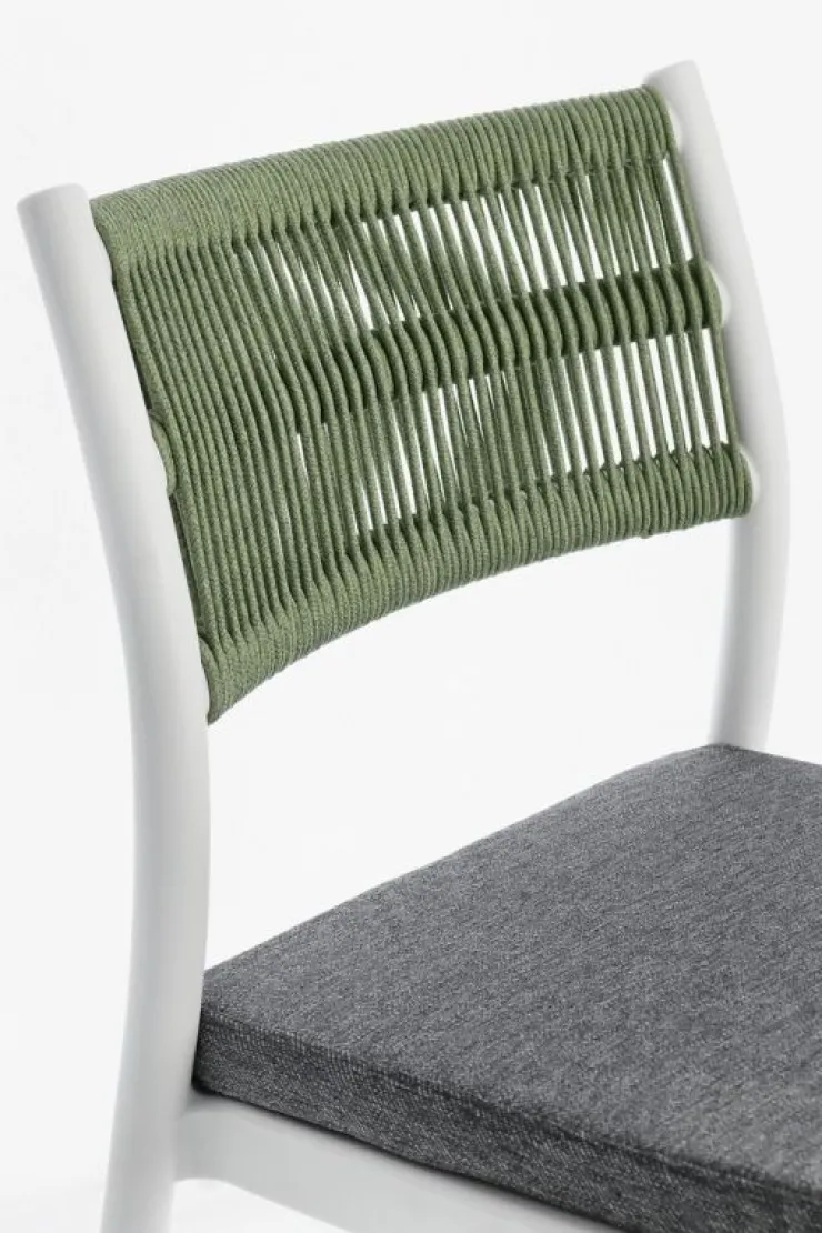 Sedie>Bizzotto SEDIA C-C ALVIN BIANCO/VERDE