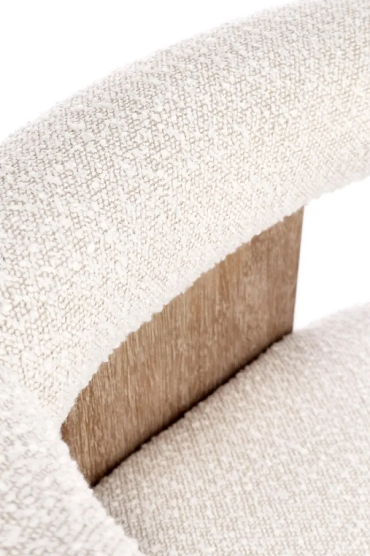 Sedie>Bizzotto SEDIA EFFETTO BOUCLE' NATURALE - AGAPE