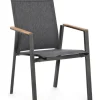 Sedie>Bizzotto SEDIA IN ALLUMINIO ANTRACITE GK52 - CAMERON