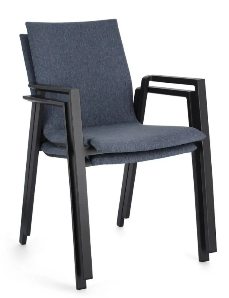 Sedie>Bizzotto SEDIA IN ALLUMINIO DENIM JX55 - ODEON
