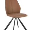 Sedie>Bizzotto SEDIA IN ECOPELLE COGNAC - MAXWELL