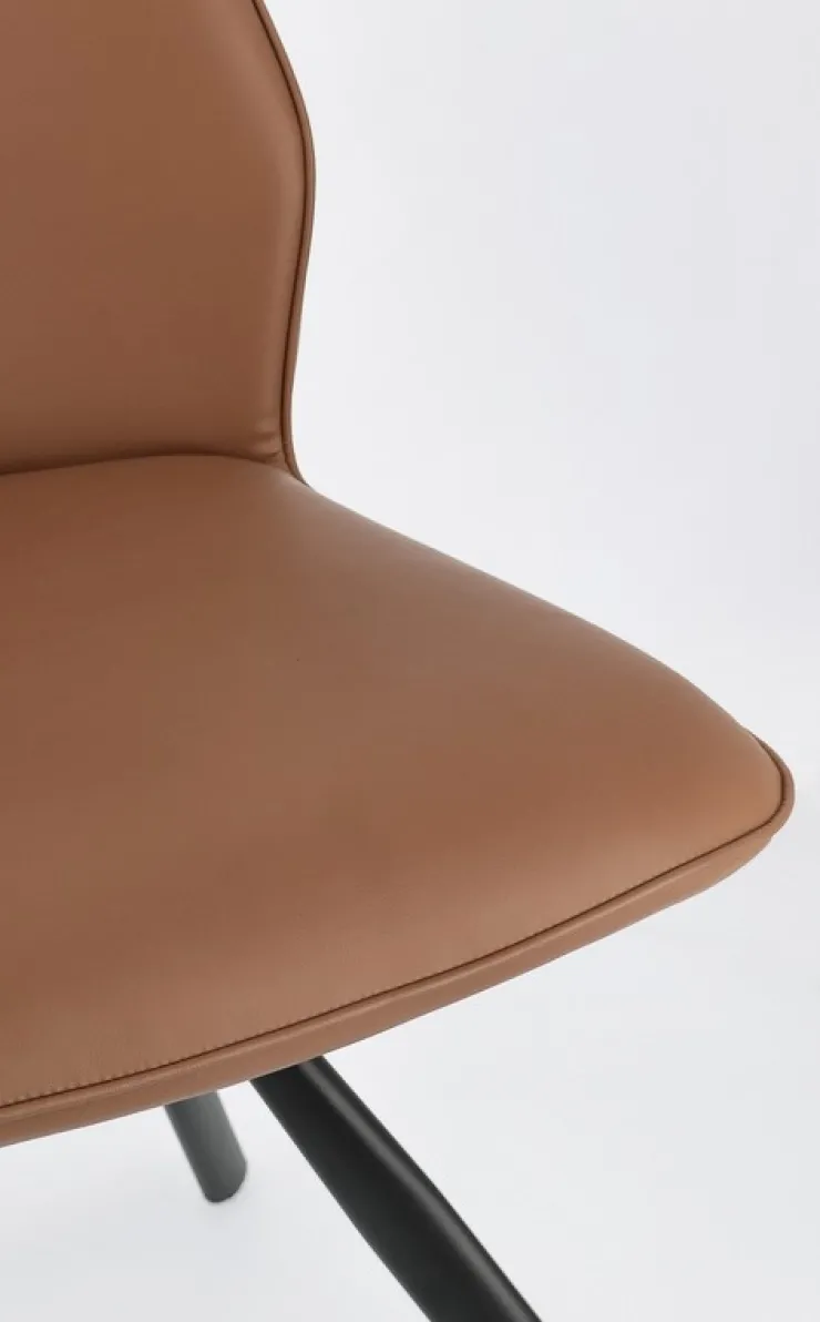 Sedie>Bizzotto SEDIA IN ECOPELLE COGNAC - MAXWELL