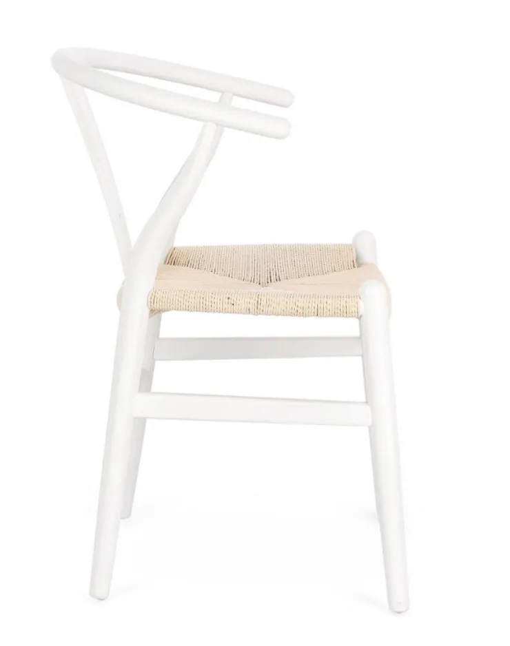 Sedie>Bizzotto SEDIA IN LEGNO BIANCO - ARTAS