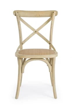 Sedie>Bizzotto SEDIA IN LEGNO NATURALE - CROSS