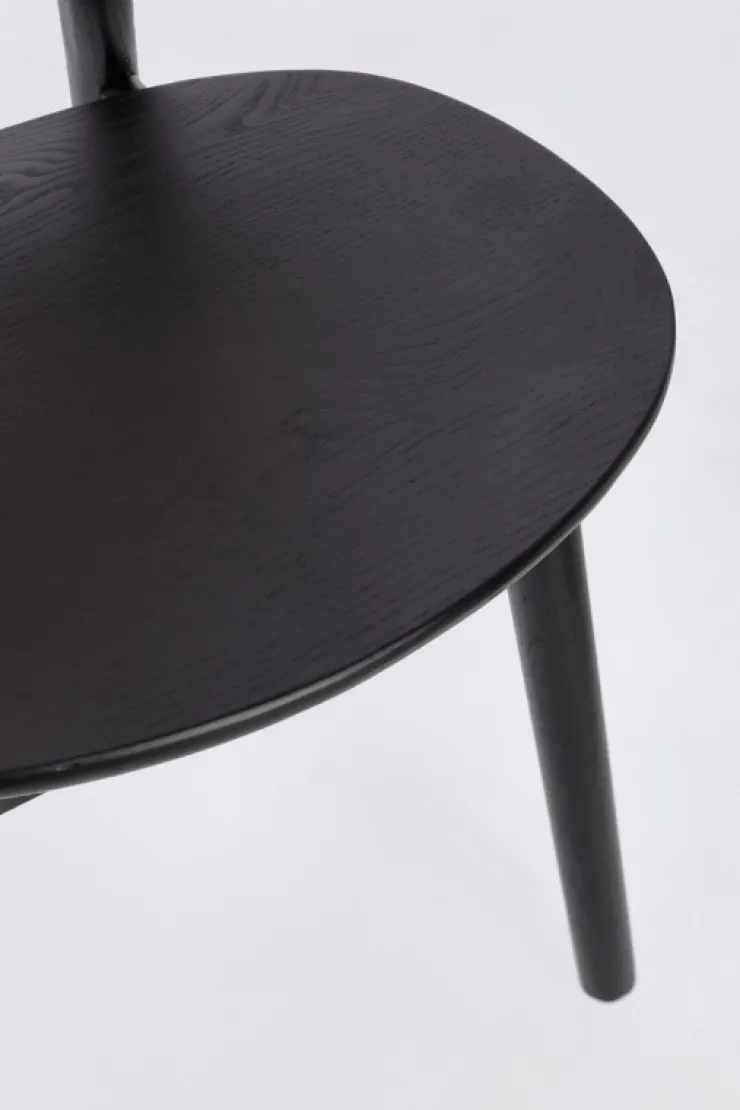 Sedie>Bizzotto SEDIA IN LEGNO NERO - ADOLIS