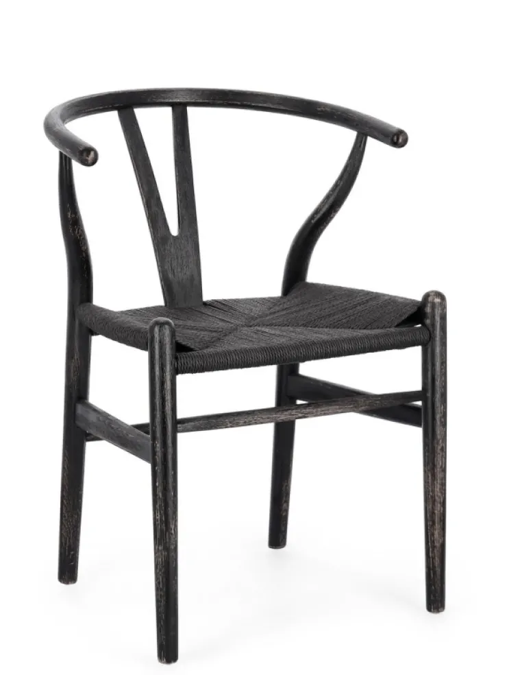 Sedie>Bizzotto SEDIA IN LEGNO NERO - ARTEMIA