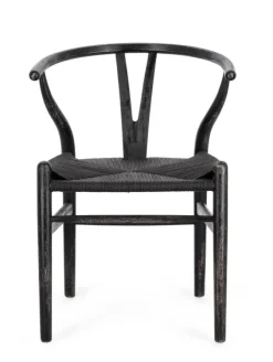 Sedie>Bizzotto SEDIA IN LEGNO NERO - ARTEMIA
