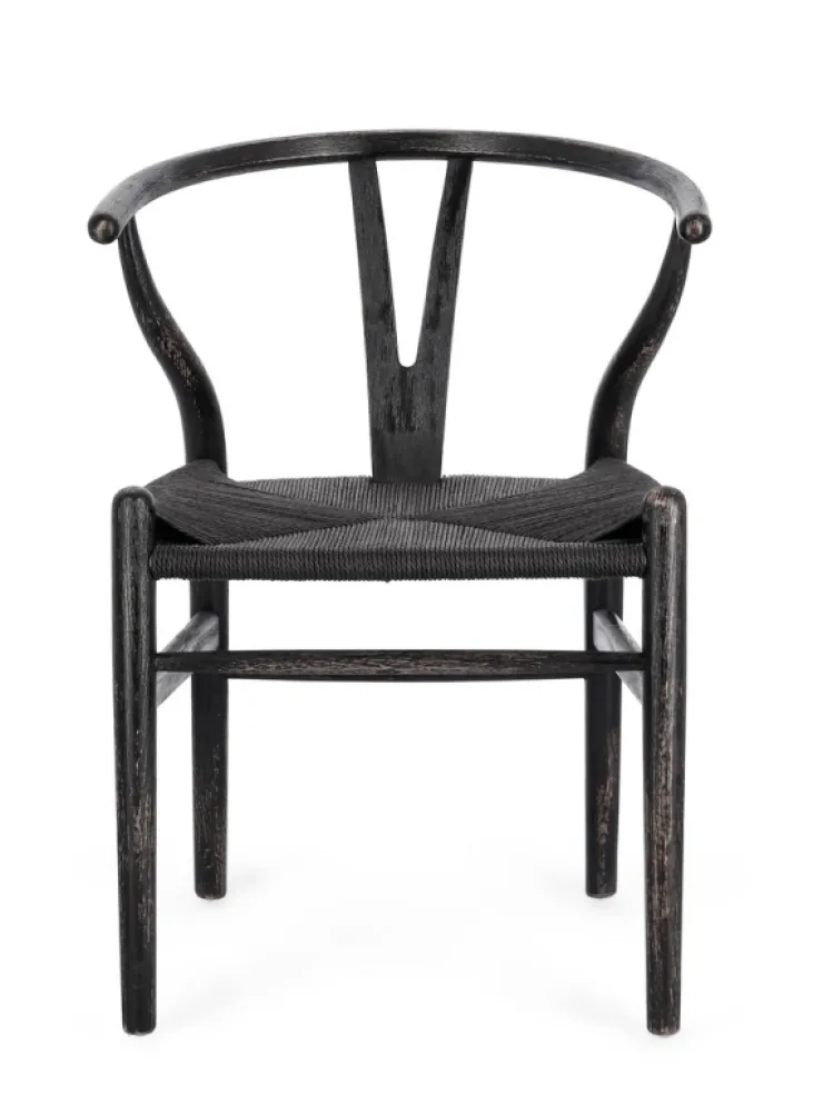 Sedie>Bizzotto SEDIA IN LEGNO NERO - ARTEMIA