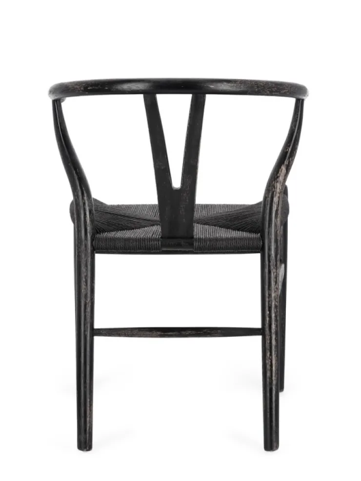 Sedie>Bizzotto SEDIA IN LEGNO NERO - ARTEMIA