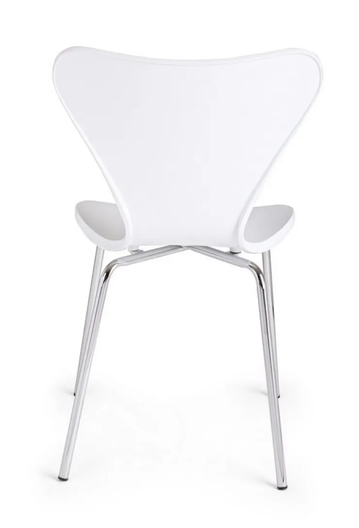 Sedie>Bizzotto SEDIA IN PLASTICA BIANCA - TESSA
