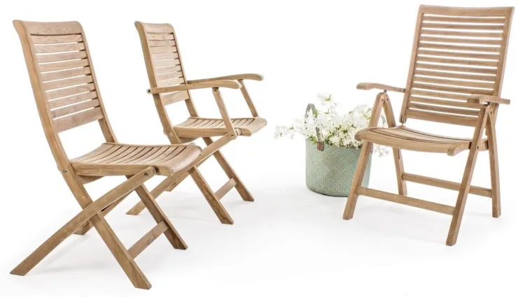 Sedie>Bizzotto SEDIA IN TEAK PIEGHEVOLE - MARYLAND