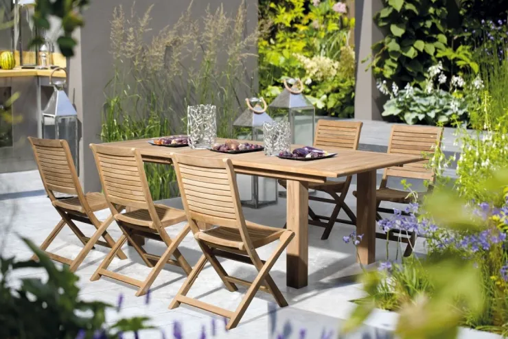 Sedie>Bizzotto SEDIA IN TEAK PIEGHEVOLE - MARYLAND