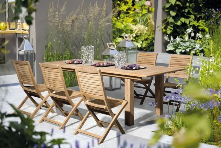 Sedie>Bizzotto SEDIA IN TEAK PIEGHEVOLE - MARYLAND