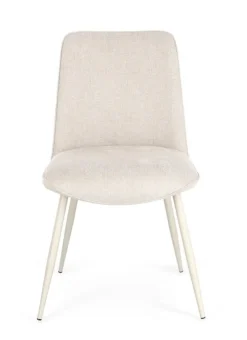 Sedie>Bizzotto SEDIA IN TESSUTO BEIGE - CORA