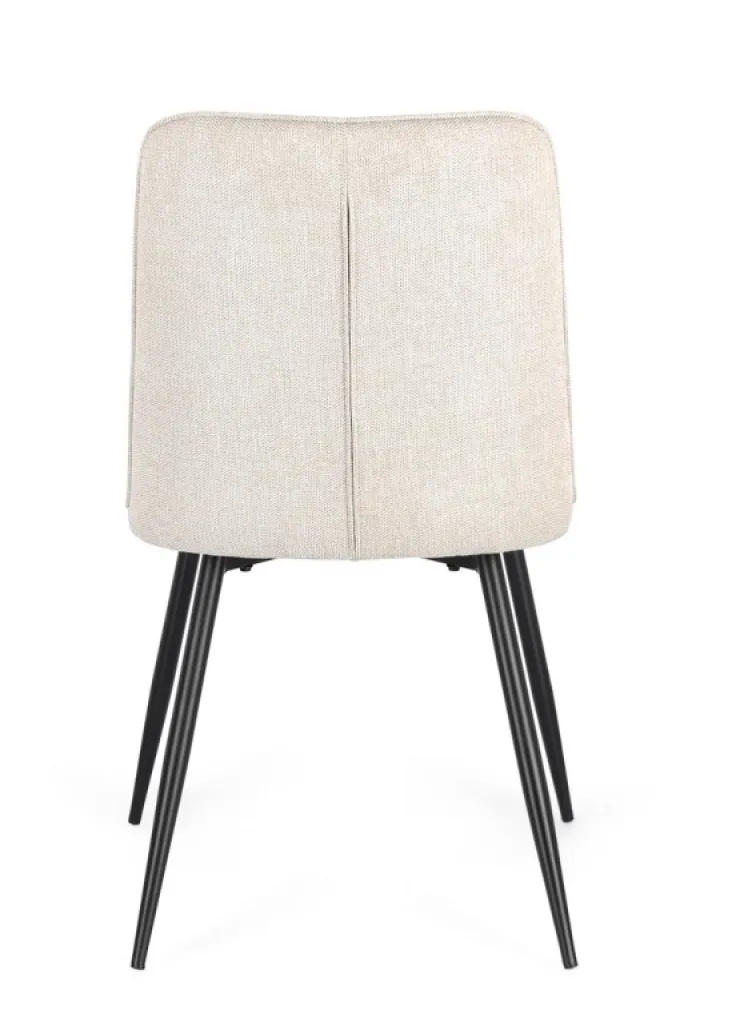 Sedie>Bizzotto SEDIA IN TESSUTO BEIGE - CORA