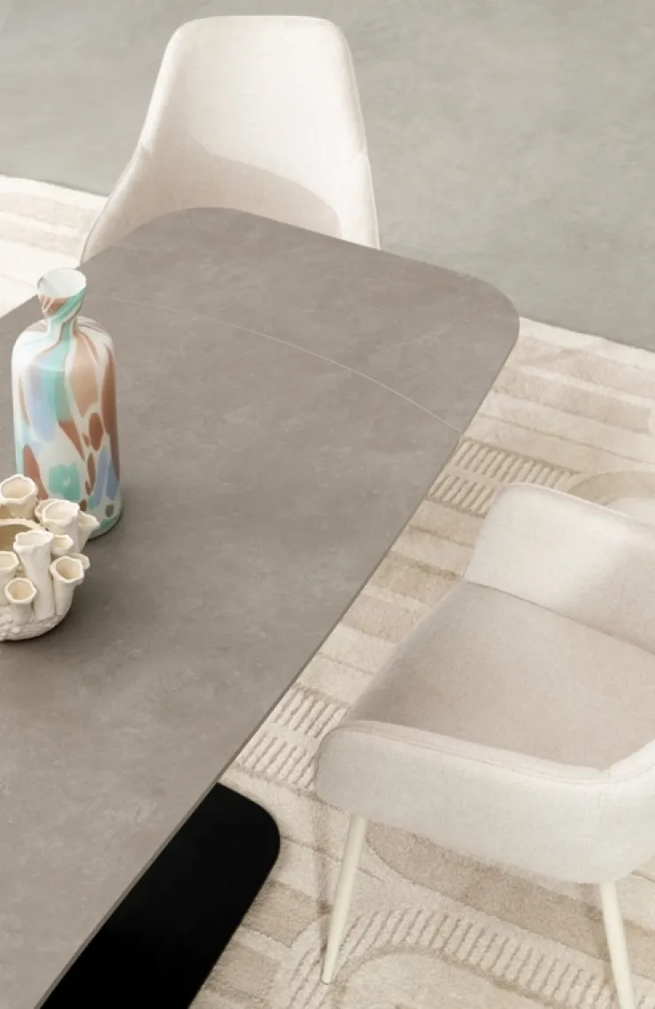 Sedie>Bizzotto SEDIA IN TESSUTO BEIGE - CORA